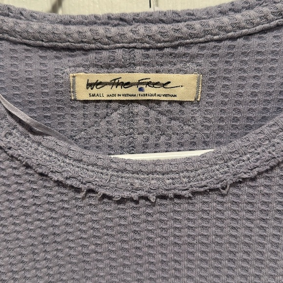 FREE PEOPLE We The Free Roll With it Thermal Icelandic Blue Small - Picture 7 of 8